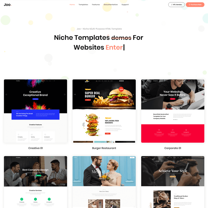 Joo - Niche Multi-Purpose Joomla Template